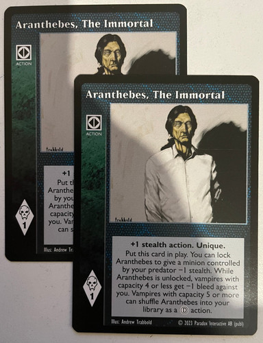 Vtes 2x Aranthebes, The Immortal PROMO Action 478