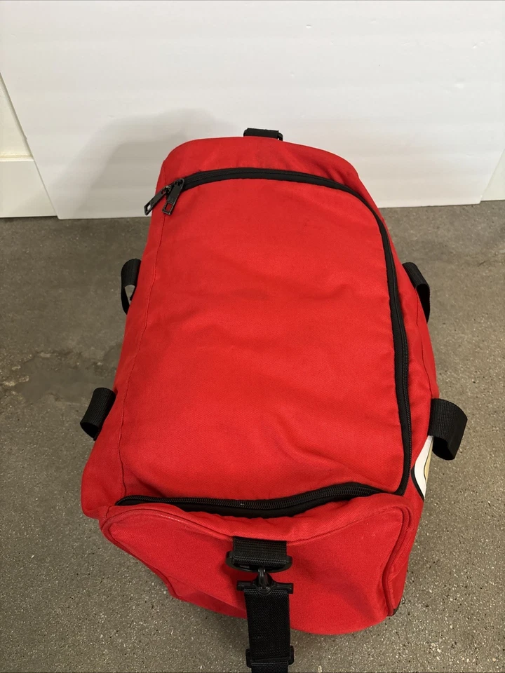 Karl Lagerfeld Paris Red & Black Duffle Bag Karl & Kitty Design - Image 2 of 4