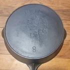 Antique GRISWOLD Cast Iron SKILLET Frying Pan # 8 ERIE 2nd Series