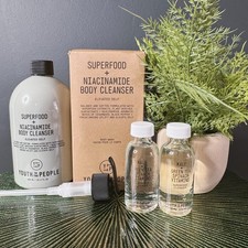 Youth To The People Body Cleanser 16.4oz  2 Mini Face Cleanser Kale NEW Bundle