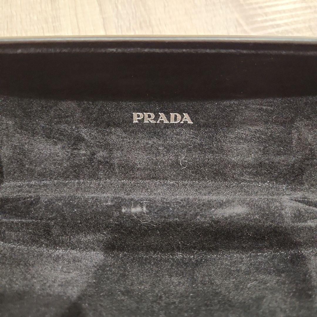 PRADA Sunglasses Wine Red SPR03A Oval Vintage Women Used made in Italy Authentic thumbnail 7