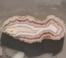 Top Shelf Laguna Agate | Mirror Polished Half Crazy Parallax Specimen Mexico