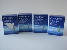 1 Box - OneTouch Verio Diabetic Blood Sugar Test Strips 100 Count Exp 2019-04-30