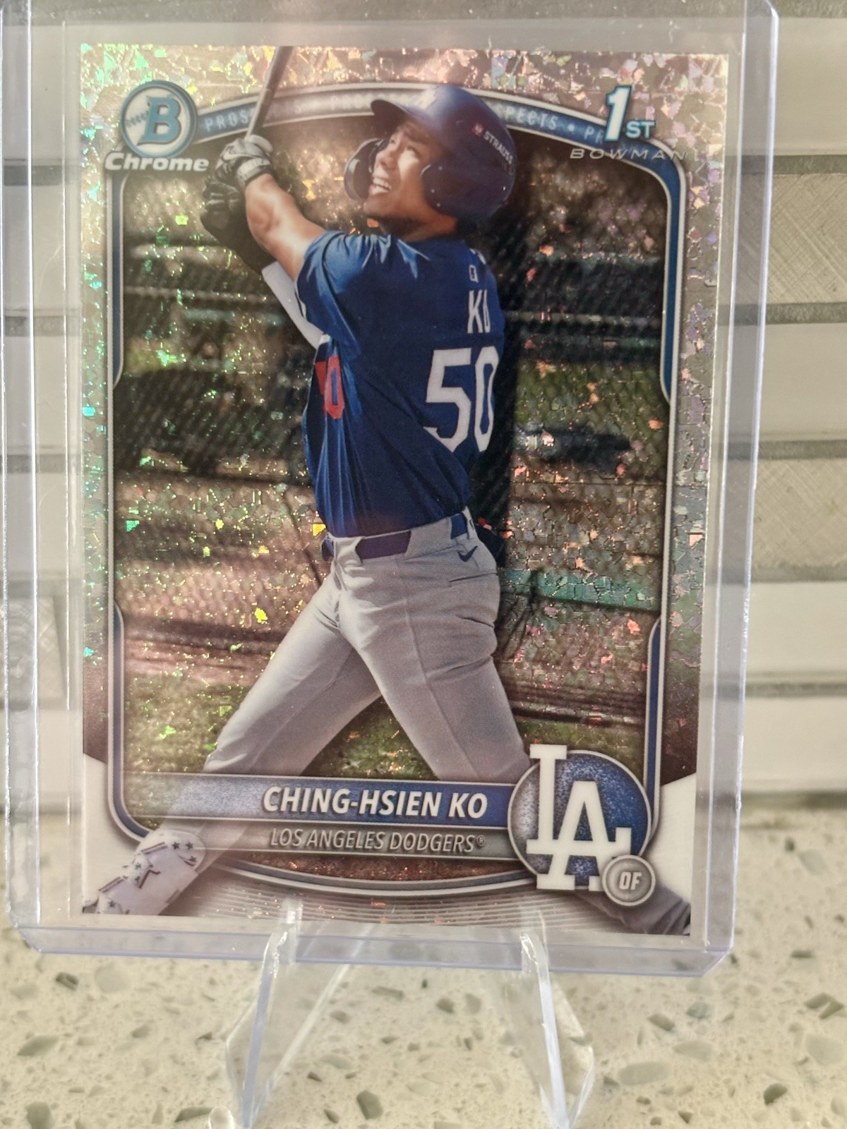 2025 Bowman Chrome Prospects Ching-Hsien Ko #BCP-224 Speckle