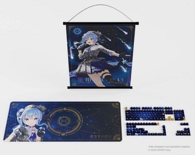 Hololive Hoshimachi Suisei HYTE Keycap Mouse Pad Set
