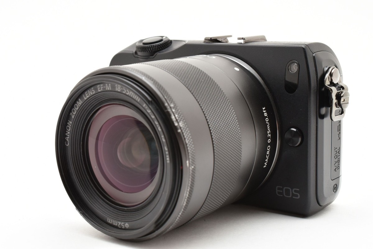 Canon EOS M Mirrorless Digital Camera Black with 18-55mm Lens From
