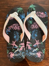 Norty Women's Beach, Pool, Everyday Flip Flop Thong Sandal Size 8 nwob