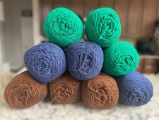 Lot of Yarn. 9 Skeins of Bernat Super Value.