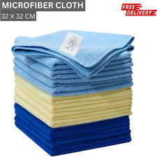 Microfibre Cleaning Cloth Reusable Lint Free Dusters For Car Bathroom 10/30/50