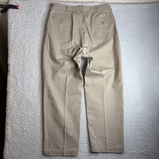 Polo Ralph Lauren Andrew Pant Mens 36x30 Khaki Tan Pleated Chino Cotton Twill