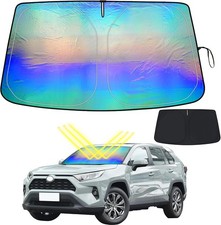 Windshield Sun Shade for 2019-2023 2024 2025 Sunshade Foldable RAV4  Sun Visor