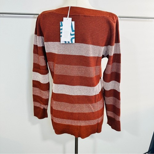 Market & Spruce Size XL Tawnee Cotton Waffle Sweater Neutral Staples Boho NWT - Picture 5 of 7