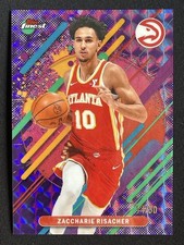 Zaccharie Risacher 2025-26 Topps Finest Rare Purple Geometric Base /50 #246