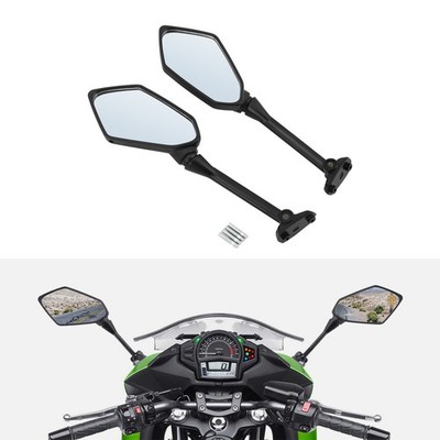 Left & Right Rear View Mirrors Black Fit For Kawasaki NINJA 1000 Z1000SX 11-2014