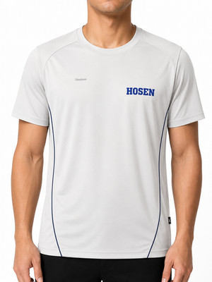 Reebok Men's White Sports T-Shirt Size L  Athletic Logo Print