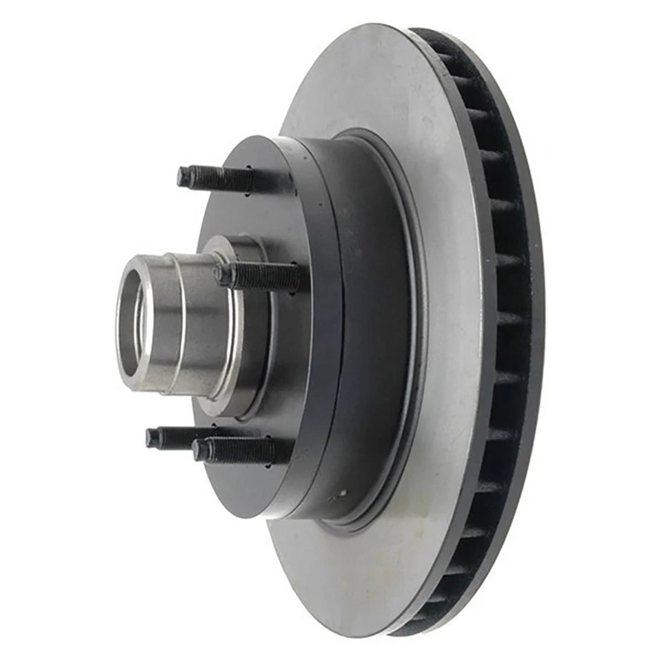 Front Kit Brake Rotor and Hub & Metallic Brake Pads For 1975 Ford F-150 - Imagem 3 de 4