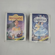 Vintage McDonald's Disney Masterpiece Collection Cinderella Pocahontas