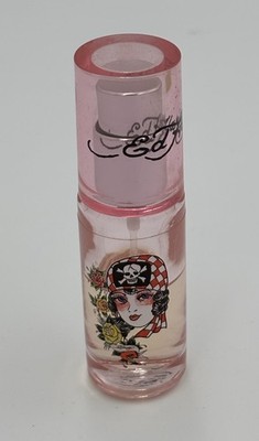Ed Hardy Born Wild Eau De Parfum TRAVEL SPRAY Mini .25oz/7ml 55% Full RARE