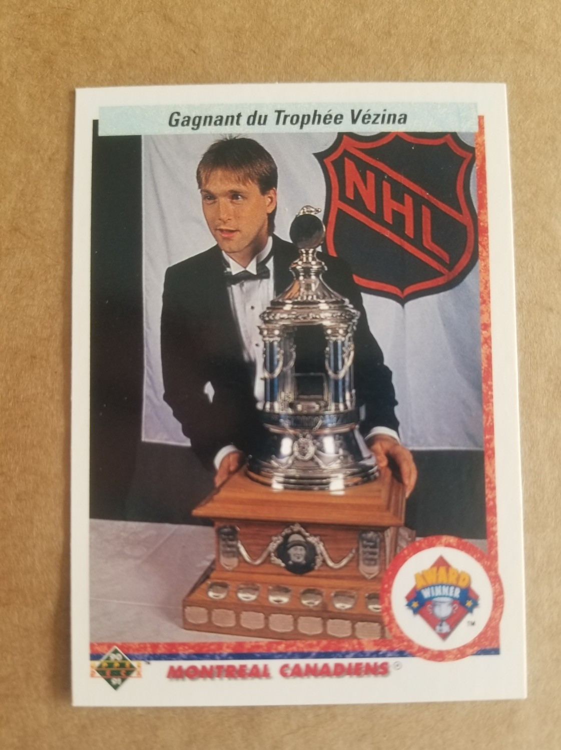 1990-91 Upper Deck French Patrick Roy #207 Montreal Canadiens HOF