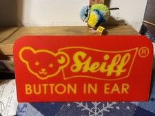 Steiff Bird Chick 7114/08 color are blue,yellow green yellow tag in Ex. Cond.
