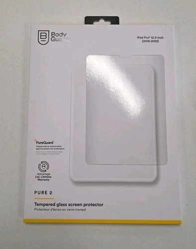 BodyGuardz Pure 2 Tempered Glass Screen Protector-12.9-inch iPad Pro (2018-2022)