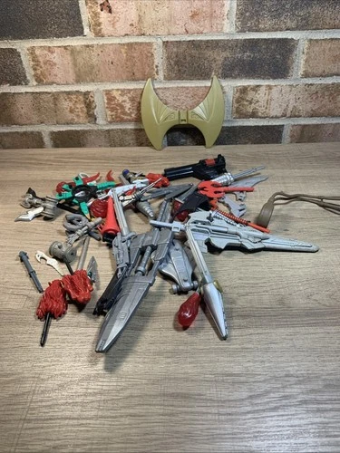Lot Of Vintage Power Rangers Weapons And Accessories MMPR