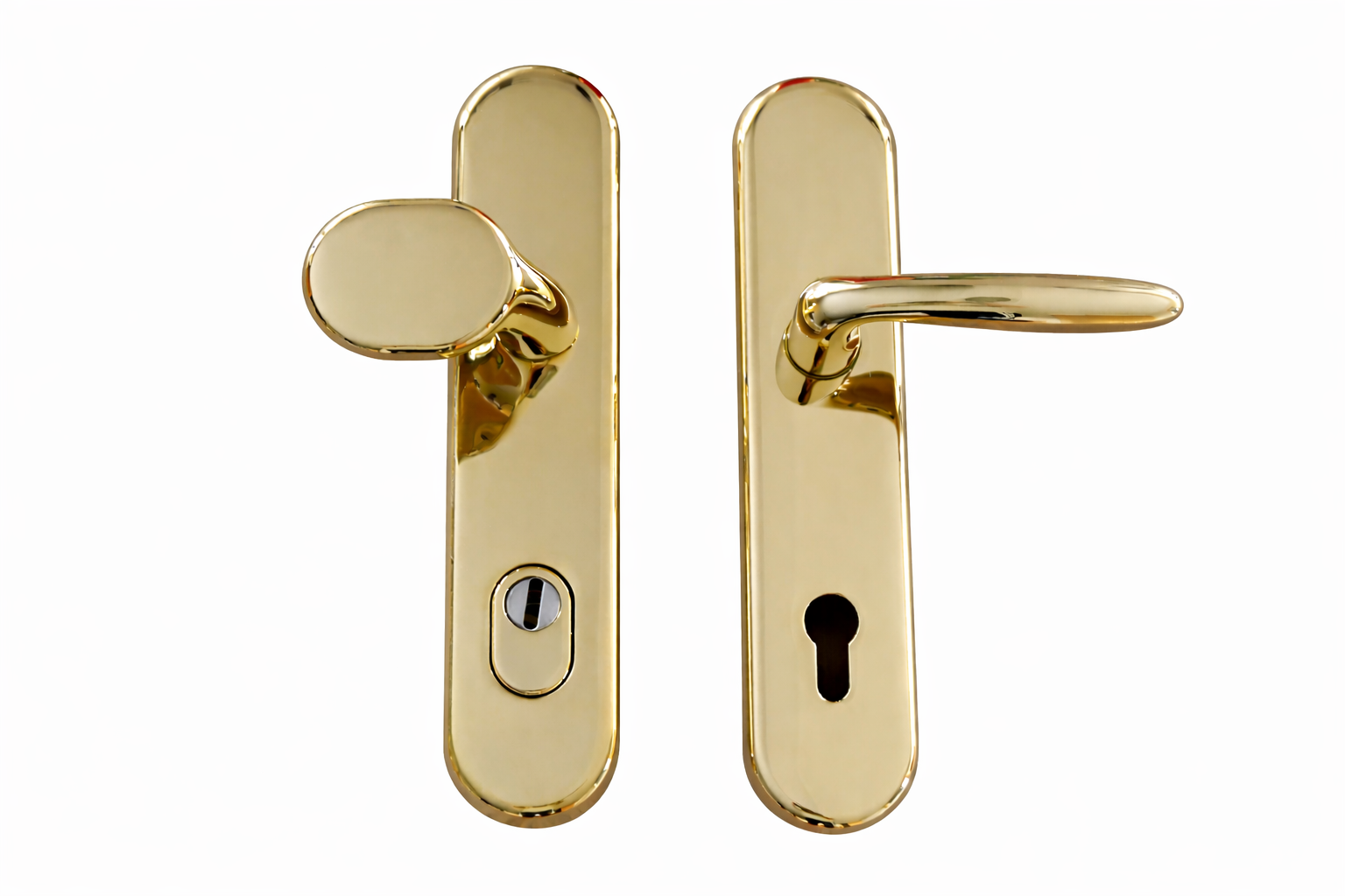 Hoppe Schutz-Wechselgarnitur Verona M86G/3332ZA/3310/151 mit ZA  F77 mes poliert