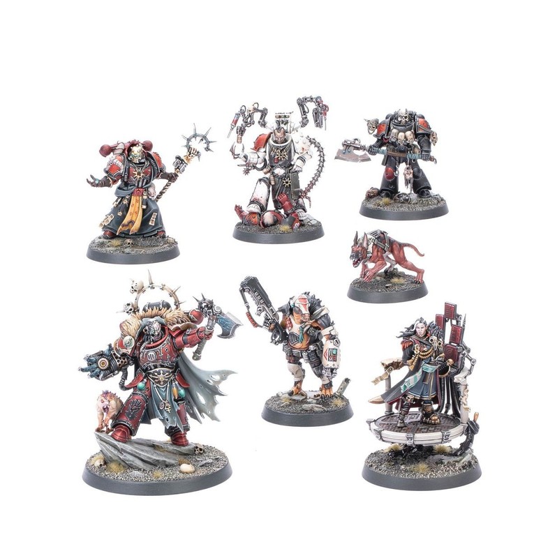 Huron Blackheart and the Masters of the Maelstrom - Single Miniatures - WH40K