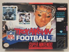 Troy Aikman NFL Football Super Nintendo SNES Authentic BOX ONLY