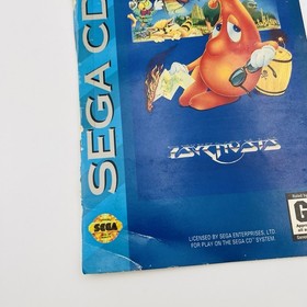 Puggsy Sega CD Instruction Manual Book Only Missing Back Cover Psygnosis Vintage
