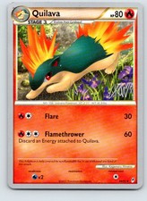 Pokémon TCG HeartGold & SoulSilver Unleashed Quilava 49/95 EX B2D1 on eBay