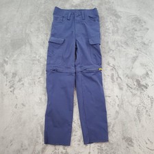 Boy Cub Scouts BSA Switchback Convertible Cargo Pants Size 4/5 Blue Uniform Zip