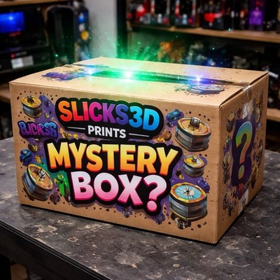 Slicks 3d Print Mystery Box 8 Different Fun And Exciting Prints!