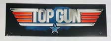Spirit Halloween TOP GUN Cardboard End Cap Store Display Sign 24x8 Movie 2025