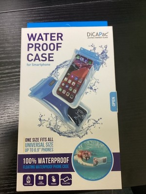 Dicapac WP-C2S Waterproof Case For Smart Phones - Blue Fits Up To 6.9  Phones