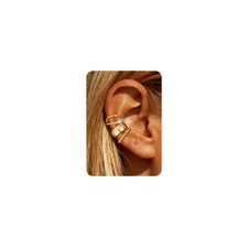 Ear Cuffs Non Piercing Hypoallergenic Gold Plated Ear Cuff Earrings for Wom - 04