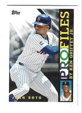 2026 Topps Series 1 Profiles #TP-11 Juan Soto New York Mets