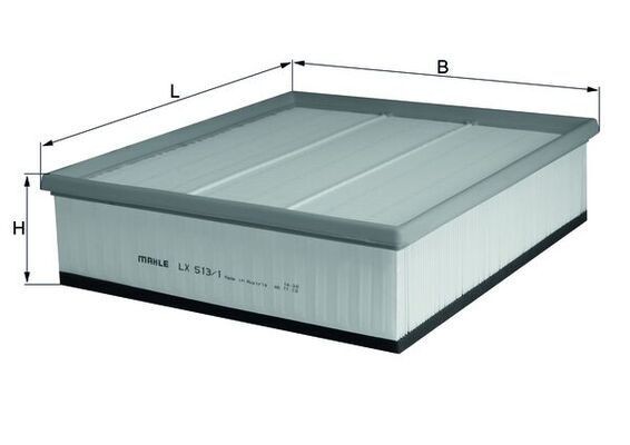 Luftfilter Knecht LX 513 1 FÜR Mercedes Ansaugluftfilter-image