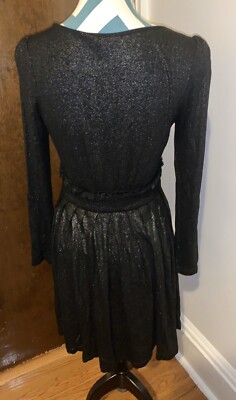 ASOS Traffic People Black Glitter Dress Size Small Freepeople | eBay
