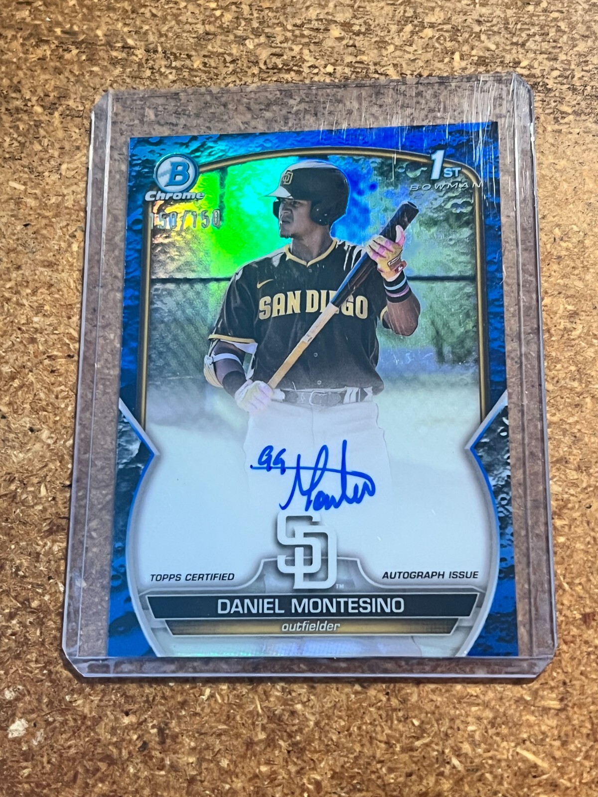 2023 Bowman Chrome 1st Bowman Card Blue # CPA-DM Daniel Montesino Auto 150/150