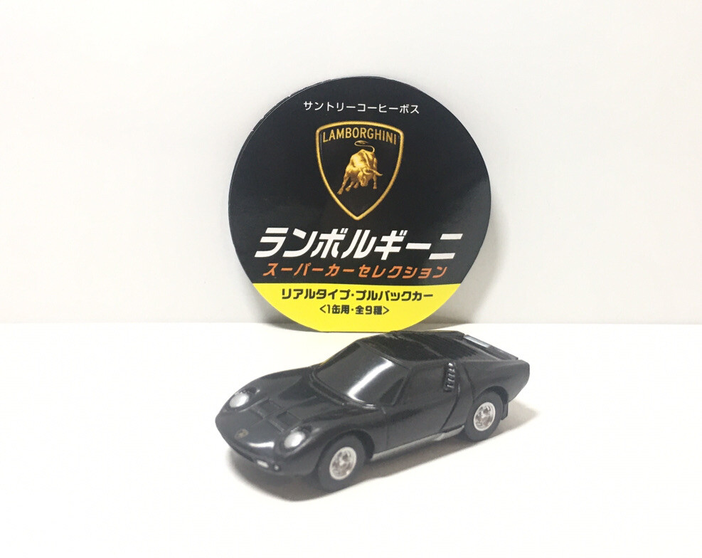 Lamborghini Suntory Coffee Boss Supercar Selection Miura P400 Mini