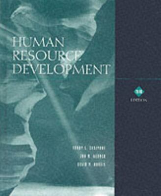 Human Resource Development by Randy L. DeSimone, David M. Harris and Jon M....
