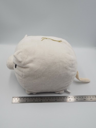 Monokuro Boo MB2904 White Pig San-x Large 9" Plush Toy Doll japan - Afbeelding 3 van 10
