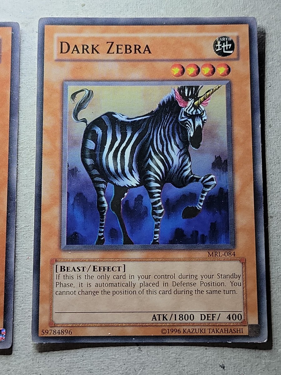 3x Dark Zebra - MRL-084 - Unlimited - Yu-Gi-Oh-LP | eBay