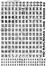 SCALELIKE HO SCALE RAILROAD LINE SIGNS #2 (HOLS-2) PROUDLY MADE IN AMERICA NIB