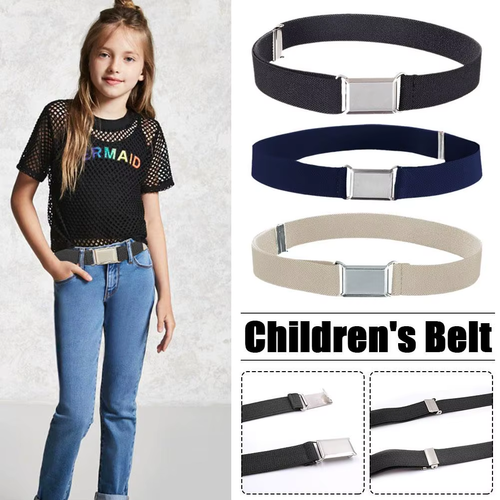 Kids Toddler Belts for Boys Girls Adjustable Stretch Elastic Belt with for Kids - Picture 4 of 9