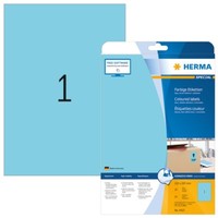 Herma 4423 Farbige Etiketten A4 210X297 Mm Blau AblöSbar Papier Matt 20 St.