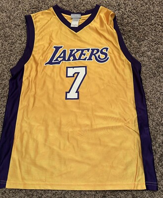 NBA Brand Lamar Odom Los Angeles Lakers Jersey Yellow Purple