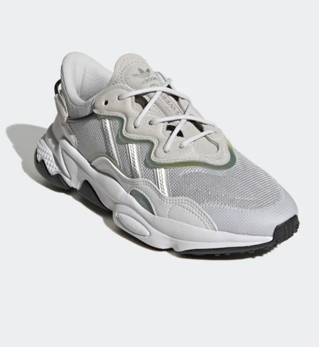 ADIDAS Originals Ozweego Womens silver/white/green trainers uk 6.5 new in box - Picture 4 of 9