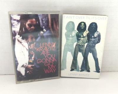 Lot of 2 Lenny Kravitz~ Are You Gonna Go My Way & It Aint Over Cassettes
